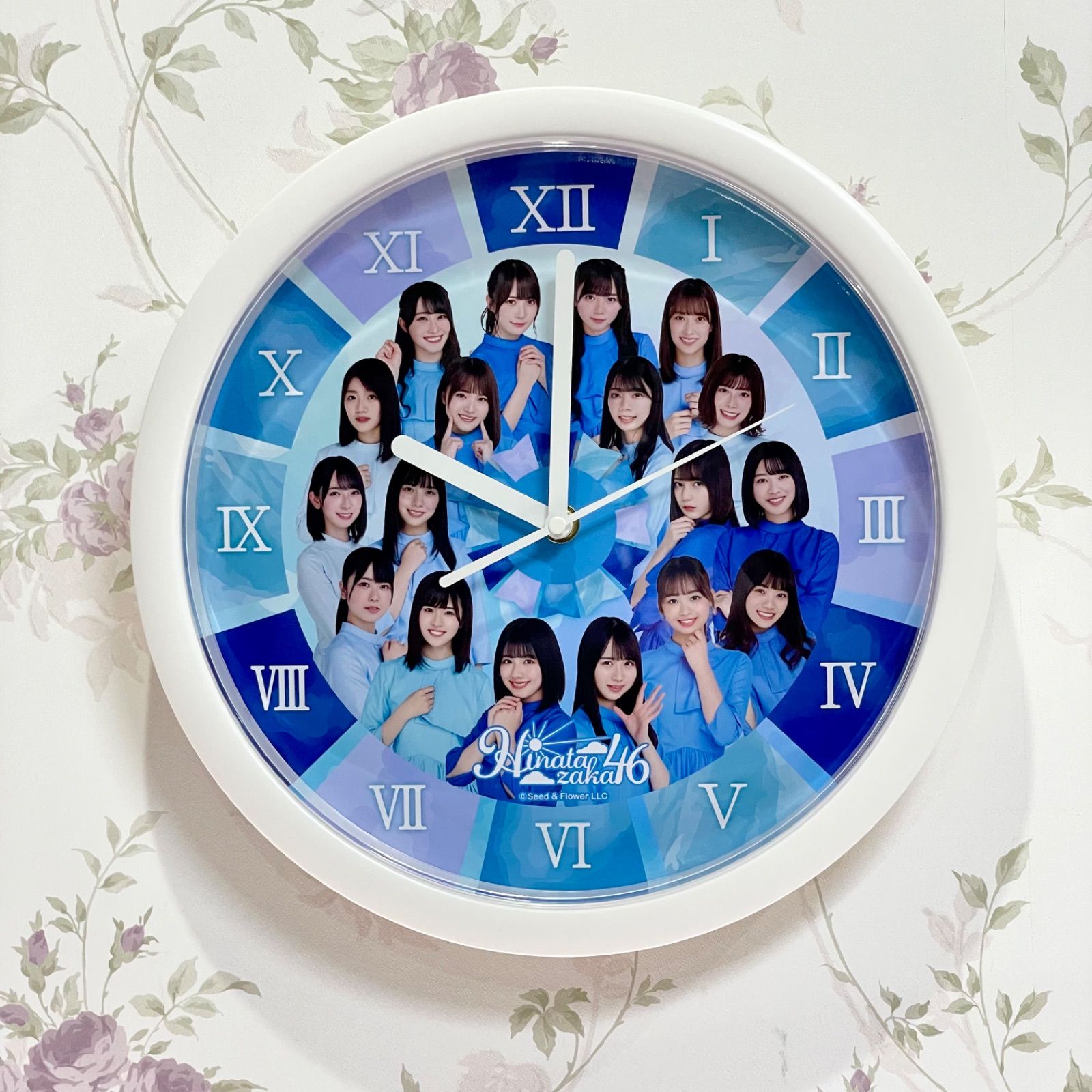 【中古美品！】日向坂46 掛け時計 ローソン一番くじ