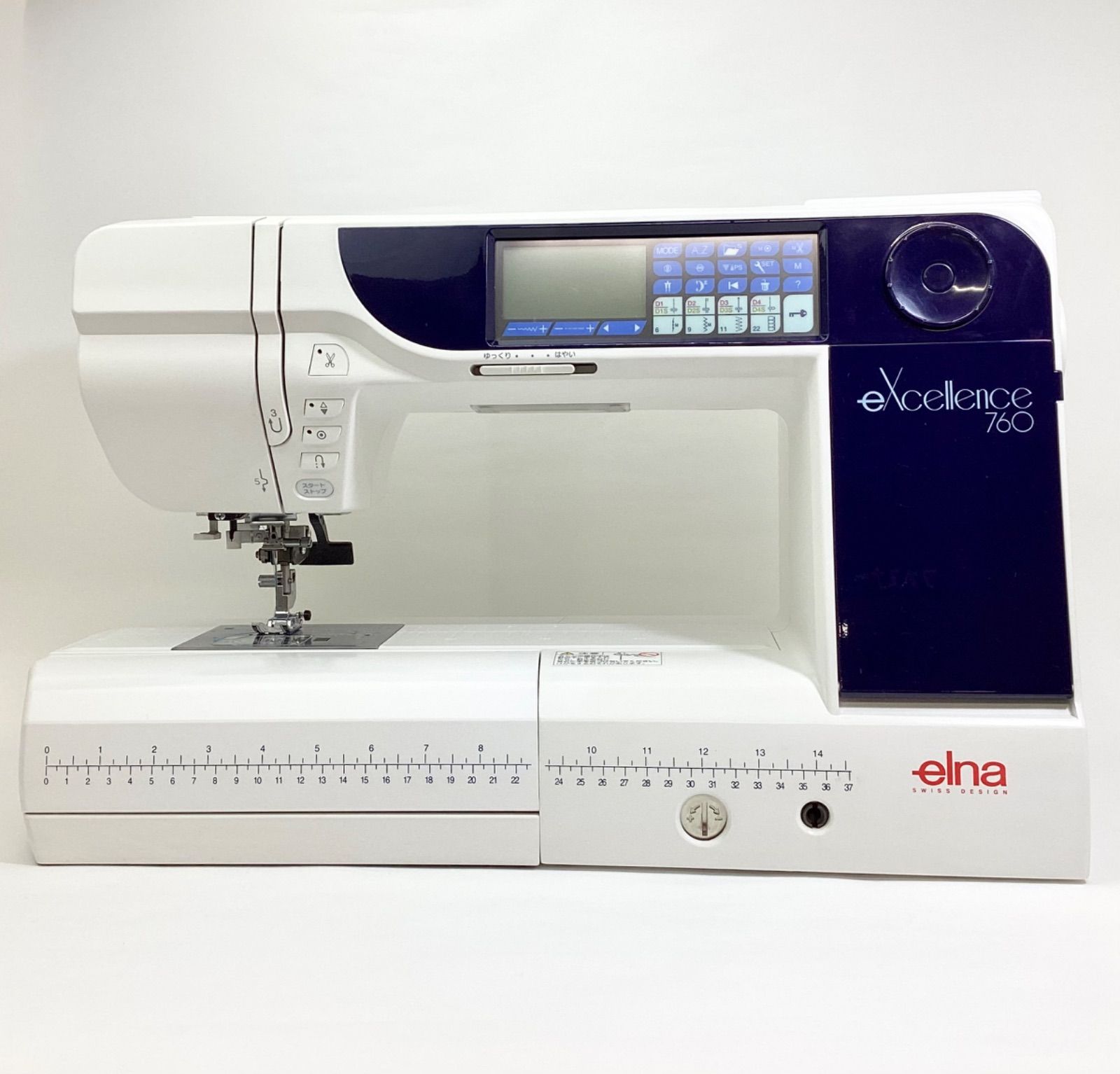 ジャノメ ミシン elna execellence エクセレンス 760 【美品】 Y`s shop メルカリ