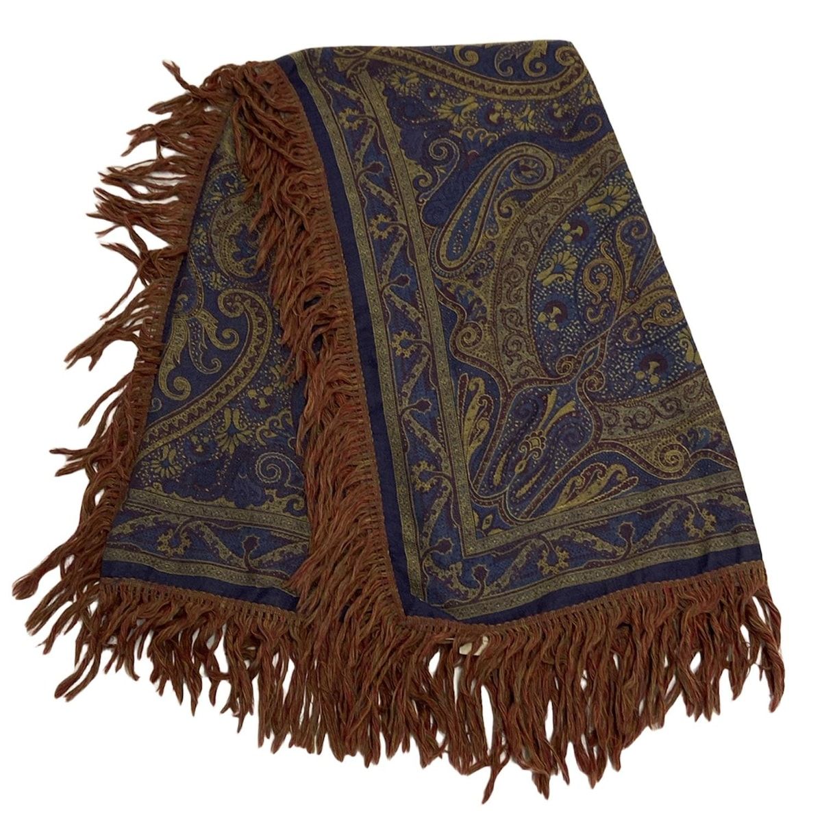 ETRO フローラル シルク ラップアラウンド ジャケット ネイビー □ETRO□ネイビー□ トリコットニット ジャケット □ アウター
