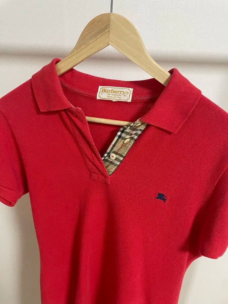 百貨店 正規品 バーバリー pk カラー ワンピース レッド ゴルフ テニス