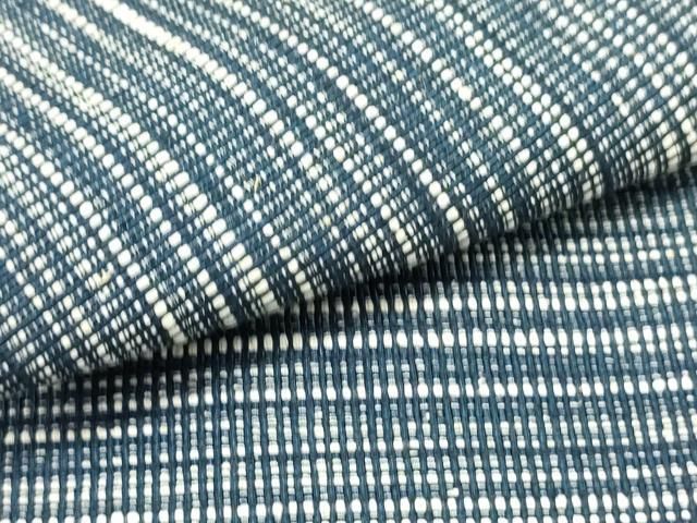 平和屋着物○男性 両面 角帯 紬地 霞文 正絹 逸品 未使用 DAAU6792ob