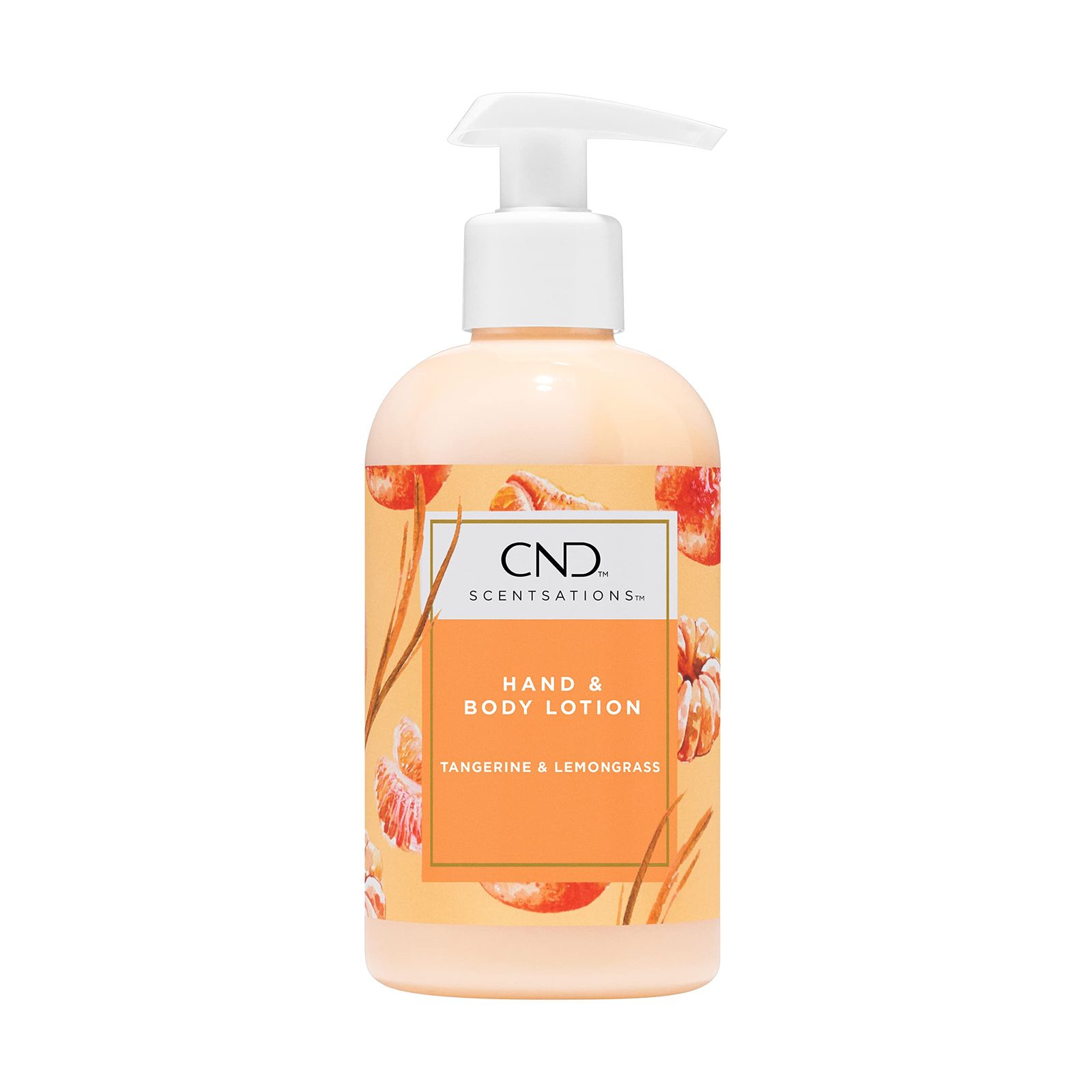 CND センセーション ハンドu0026ボディローション タンジェリンu0026レモングラス 245ml 