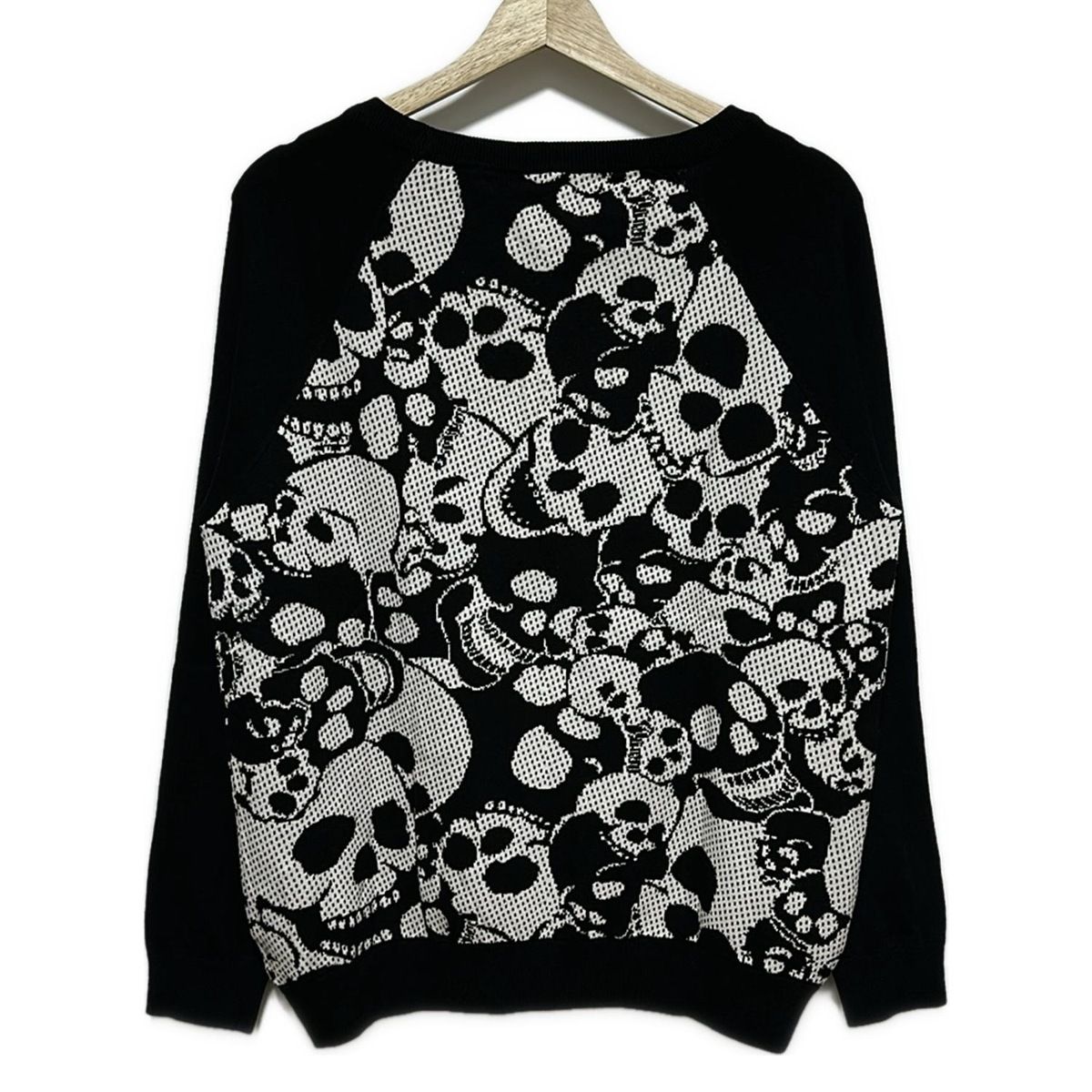 MILLY ミリー 長袖セーター サイズL レディース - 黒×白