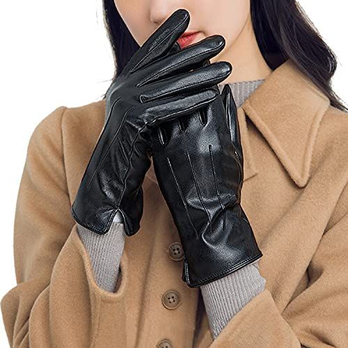 メルカリshops 品切御免 レディース手袋 Collol 革手袋 レディース レザー手袋 裏起