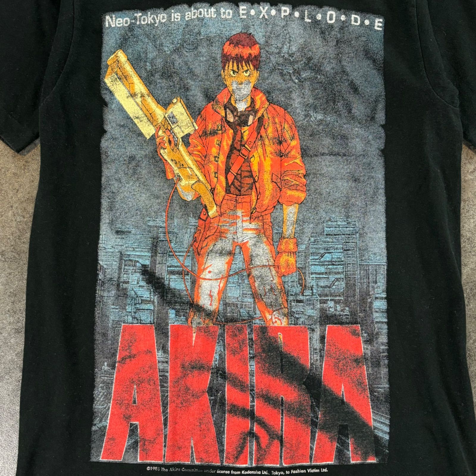 Vintage Akira 野太く Tシャツ アキラ 金田