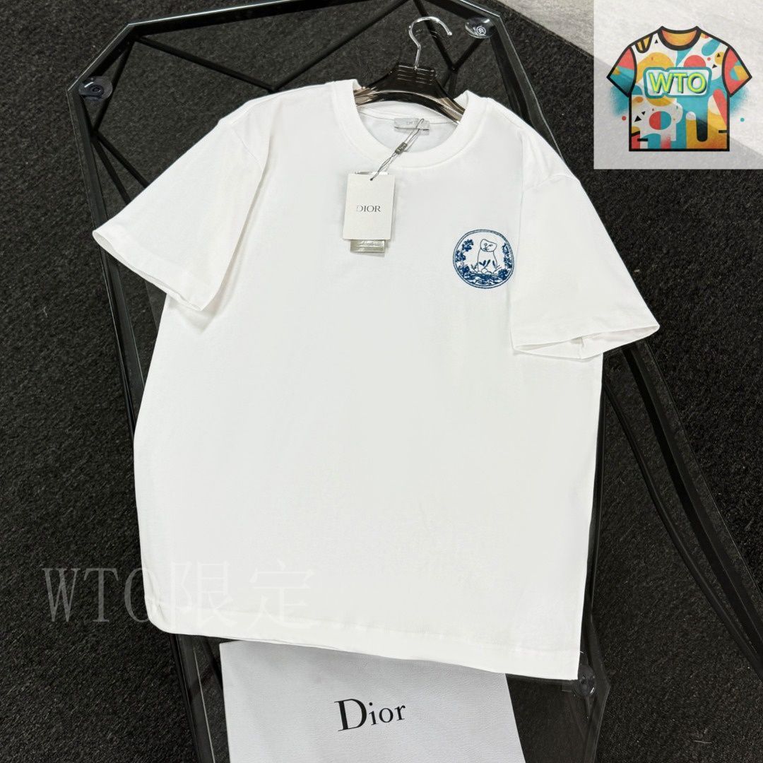 今日特価】Louis Vuitton 刺繍男女兼用 T シャツ-2 - メルカリ