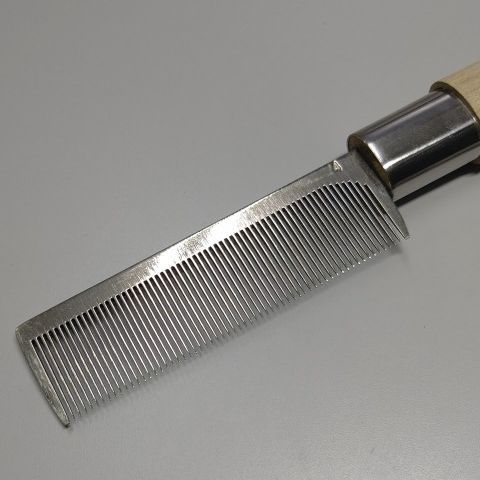 S11□筆櫛 筆くし大 8.5cm+筆固め用糊付□書道用品 ネイル