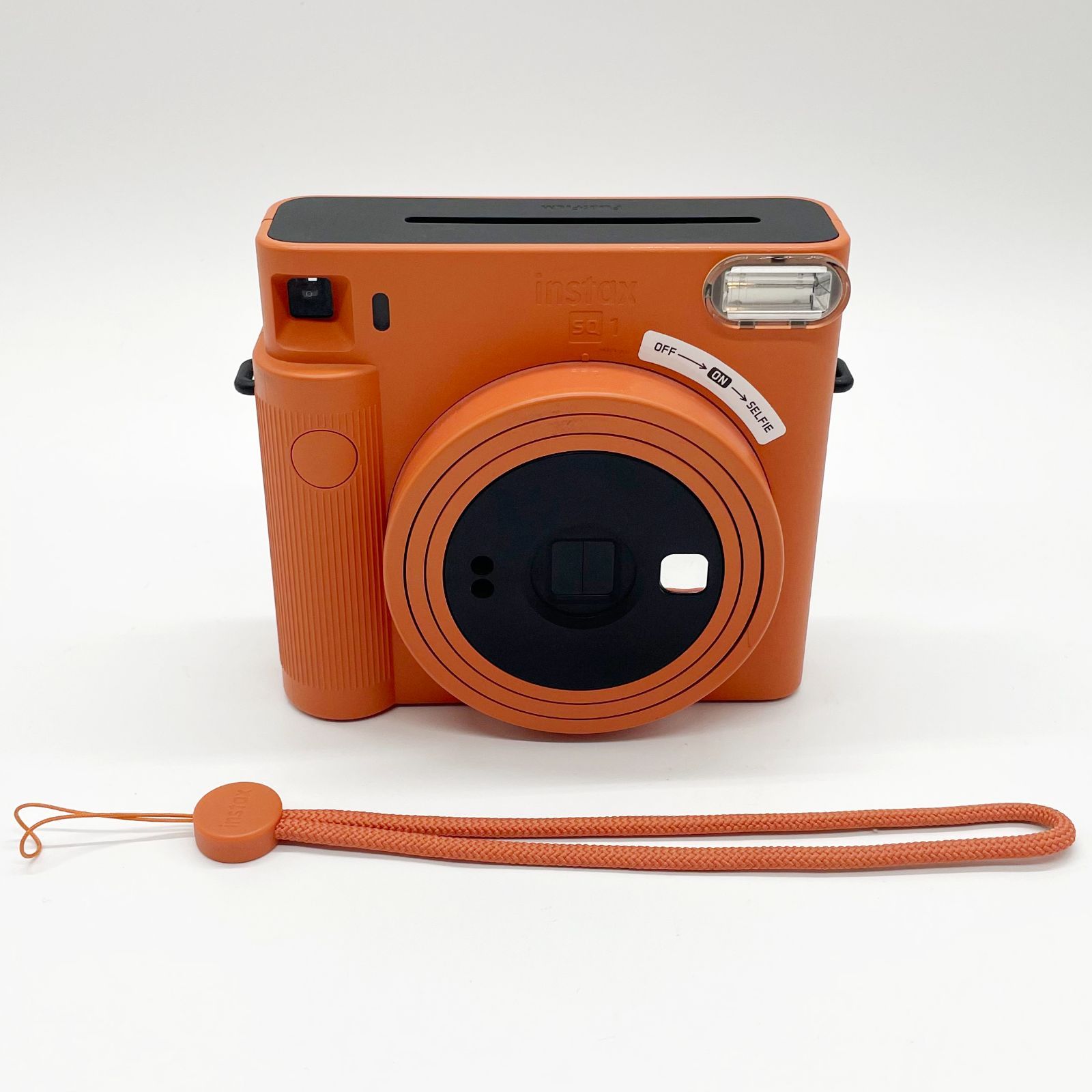上品 FUJIFILM フジフイルム インスタントカメラ instax SQUARE SQ 1 チェキ Terracotta Orange