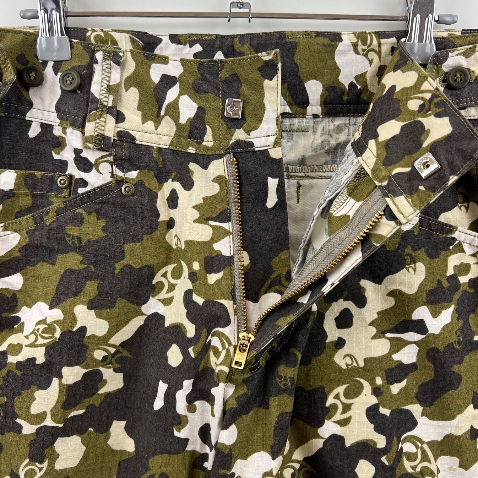 DAIWA outblaze camo roll-up pants LL OP-8013 ダイワ精工