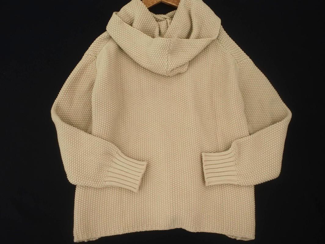 ♡モカページ ♡ MOGA モガ フード ニット セーター size2/ベージュ
