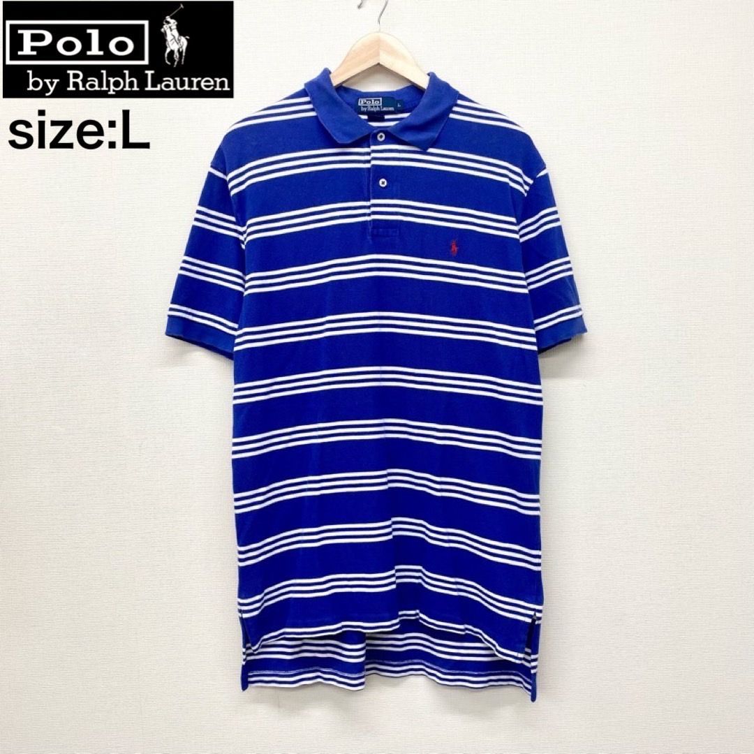 US古着 ポロ ラルフローレン Polo by Ralph Lauren 鹿の子 ポロシャツ