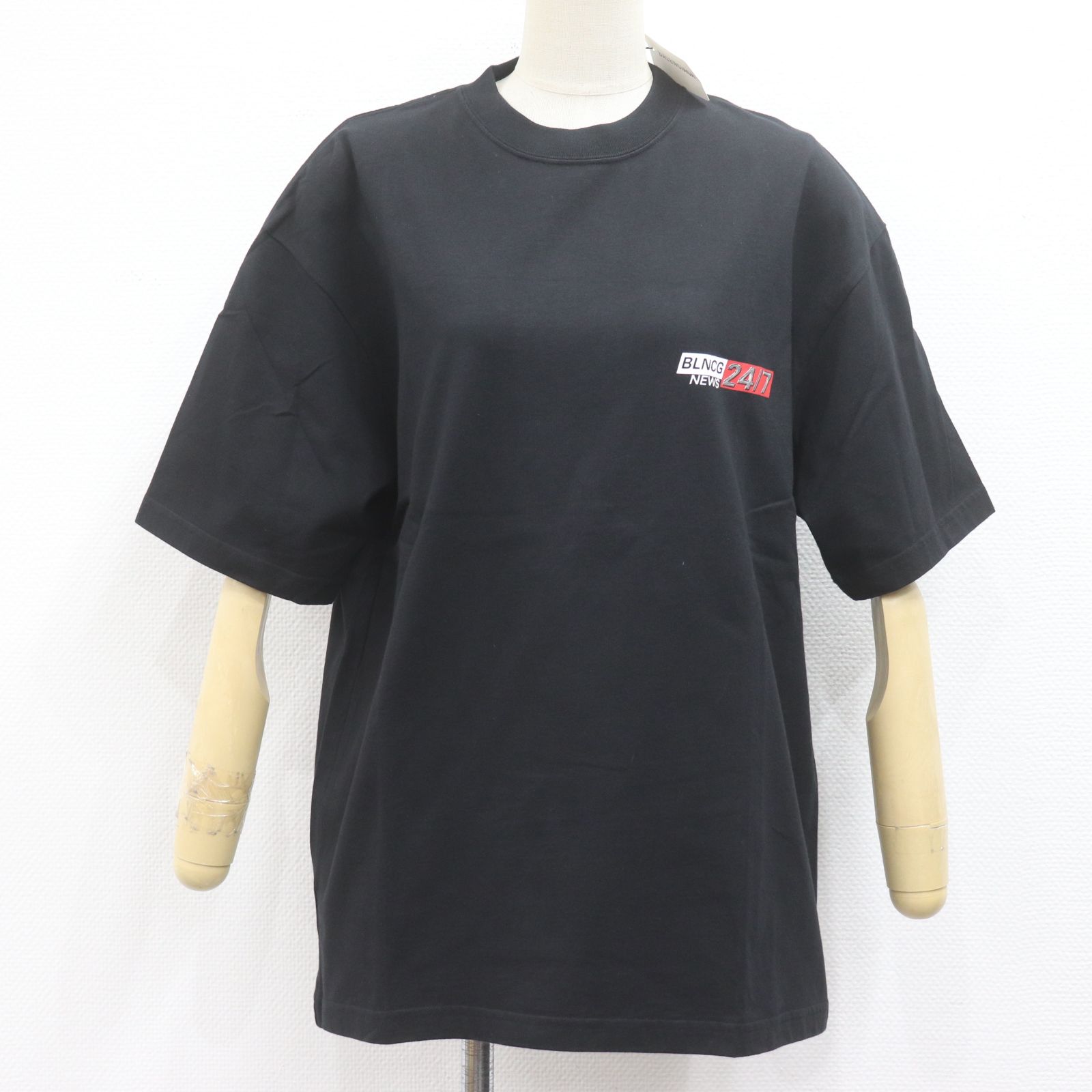 IT0F0HSUU9NQ BALENCIAGA バレンシアガ クルーネック Tシャツ メンズ ...