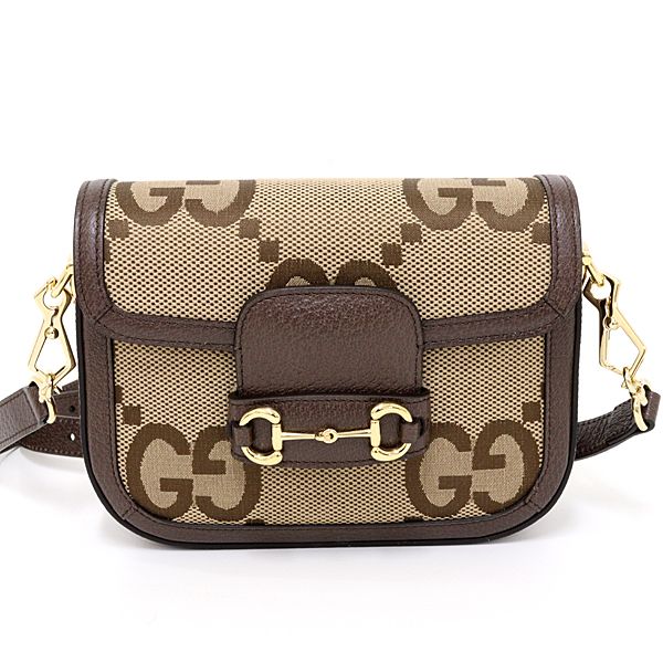 GUCCI 〔グッチ ホースビット 1955〕ミニ ショルダーバッグ ジャンボGG 