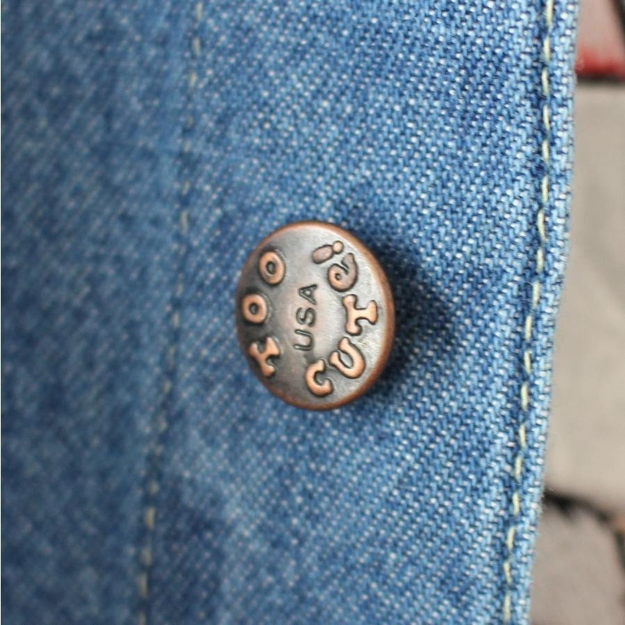 TOO CUTE! 90s デニムシャツ Betty Boop ベティちゃん 背中刺繍