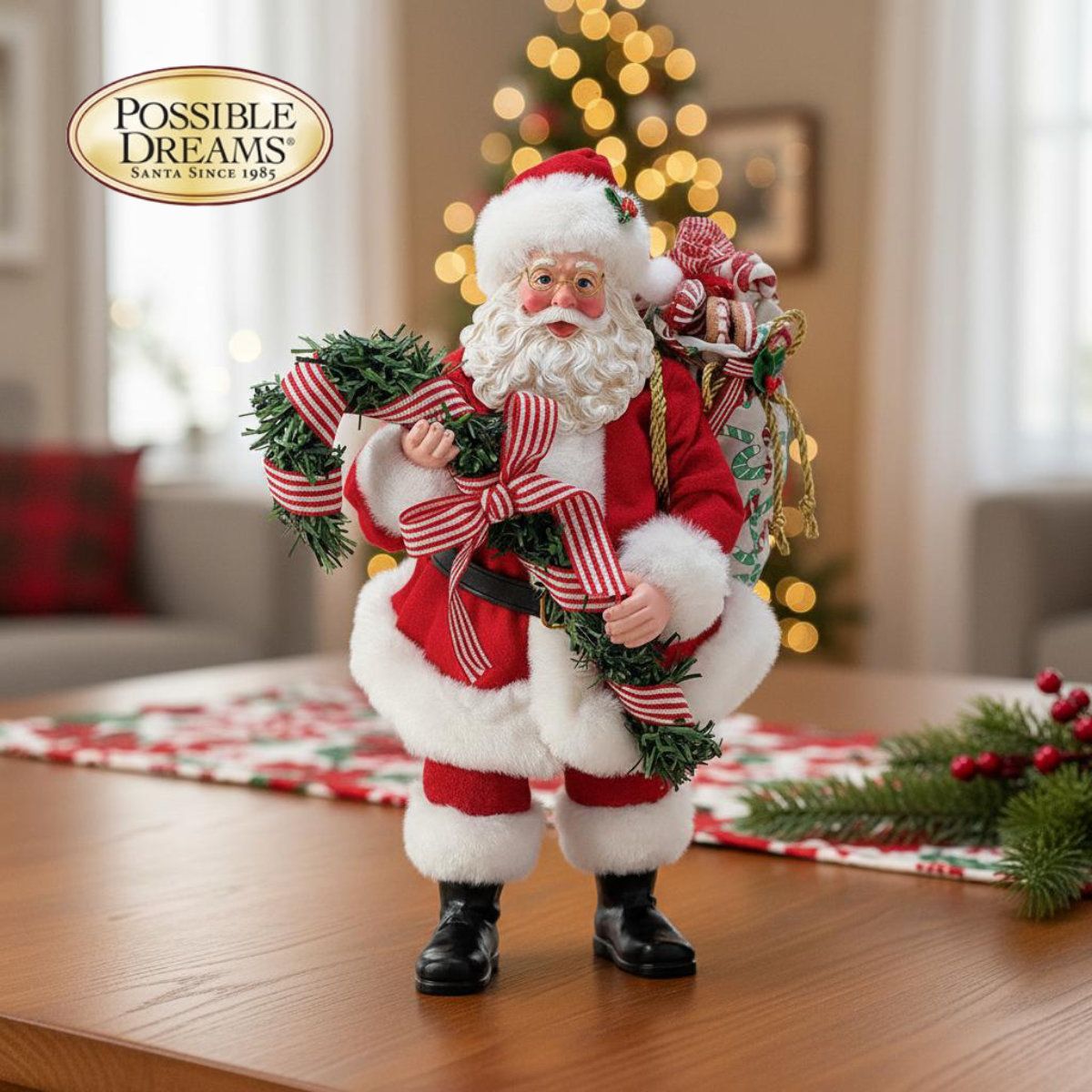 レノックス フィギュア フィギュリン クリスマス 白猫の陶器置物 2点