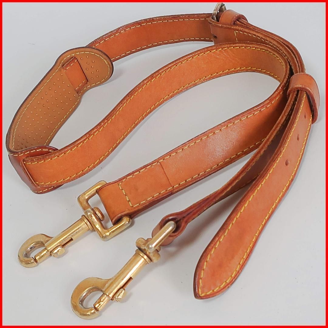 正規品 ヴィトン ショルダーストラップ ヌメ革 フランス製 カード 正規品 ヴィトン Louis Vuitton ショルダーストラップ ヌメ革