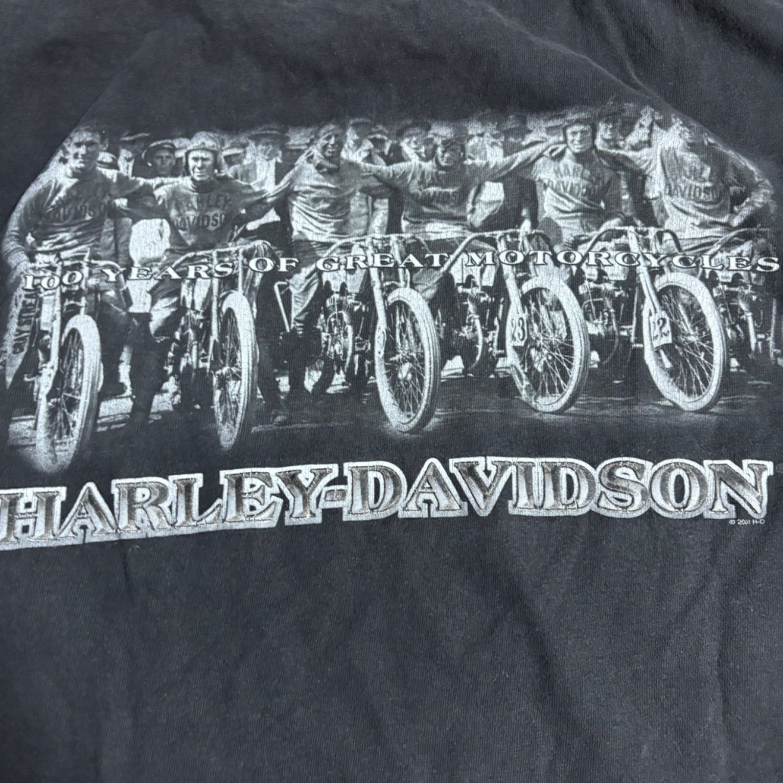 90s アメリカ製 USA製 Harley Davidson ハーレーダビッドソン 半袖T 