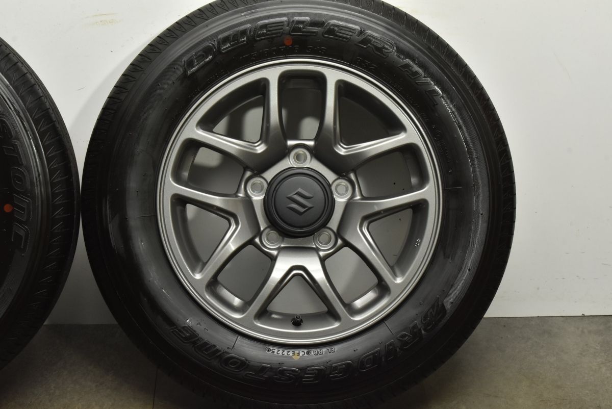 製 新車外し 超バリ溝 スズキ JB64 ジムニー 純正 16in 5.5J 22 ブリヂストン デューラー H L 852 175 80R16 JB23 JA22 FFCRYSTALESIA_COM
