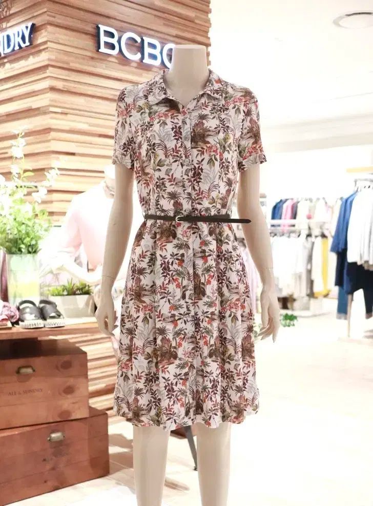 BCBG リネン ワンピース