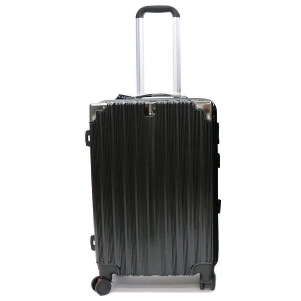 HIRO キャリーケース ブラック Mサイズ 約63L PC+ABS樹脂製 TSAロック HIRO キャリーケース ブラック Mサイズ 約63L PC+ABS樹脂製 TSAロック