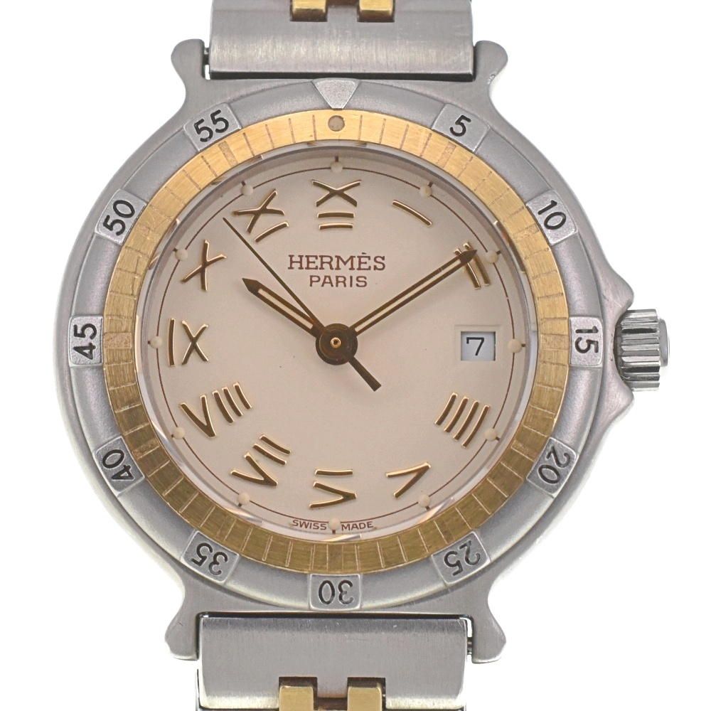 エルメス HERMES キャプテンニモ SS|GP クォーツ レディース き G 139596