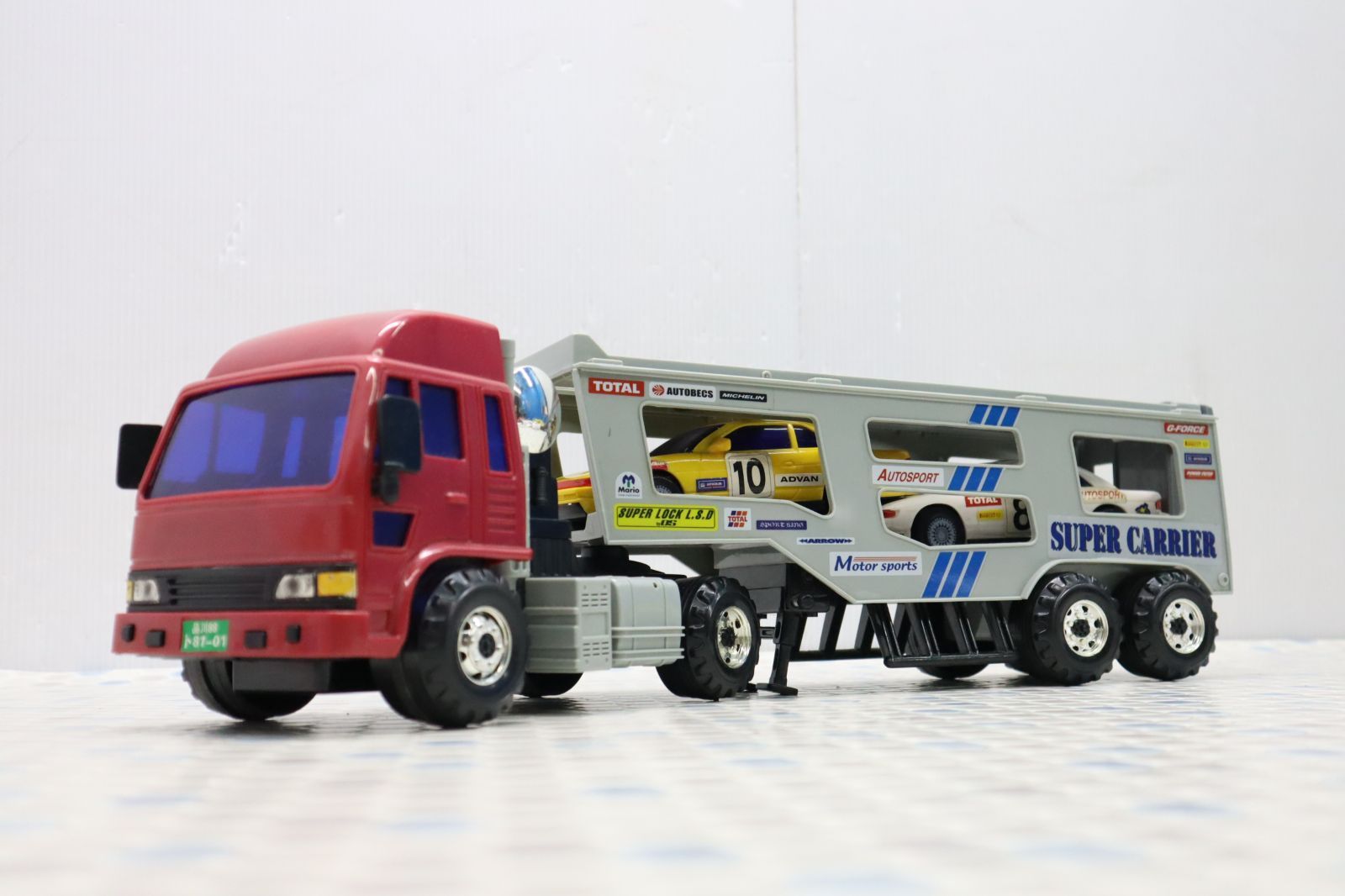 TOYCO トイコー スーパーキャリアカー 積載車 トラック トレーラー 働く車 ミニカー おもちゃ ビンテージヴィンテージ おかしく