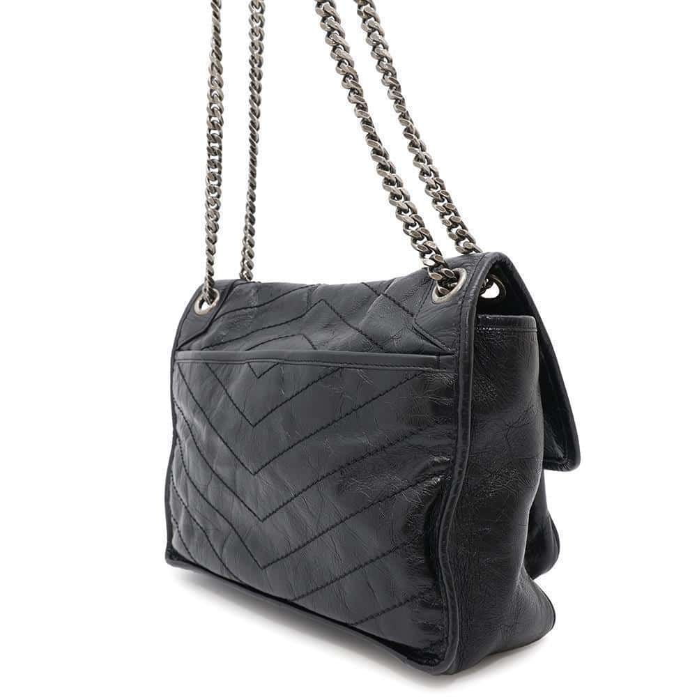 サンローランパリ チェーンショルダーバッグ ニキ ヴィンテージカーフ  