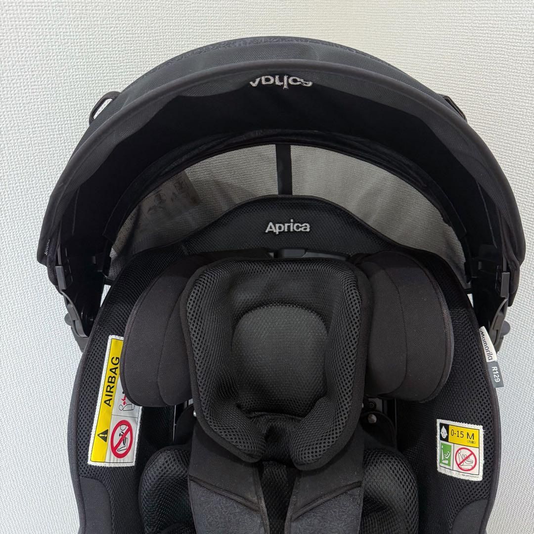 【美品】アップリカ　マモリラ ISOFIX チャイルドシート　ニンバスブラック 美品】アップリカ マモリラ ISOFIX チャイルドシート ニンバス