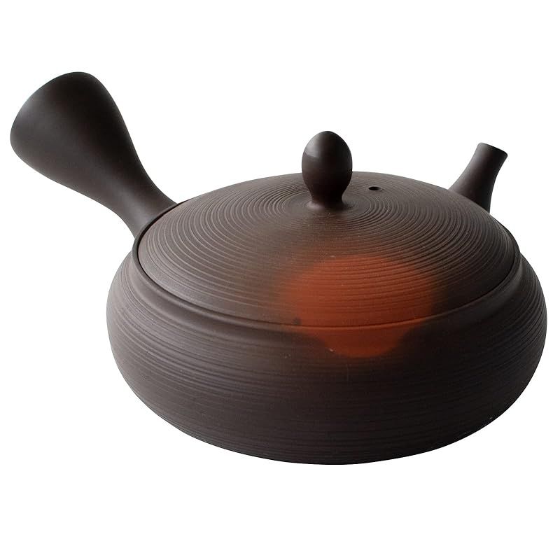 常滑焼トコクラlab Tokocralabo 常滑焼 玉光窯 急須 セラメッシュ 陶製茶こし 一人用 約150ml 茶窯変 赤ボカシ柄 緑茶 日本茶 日本製