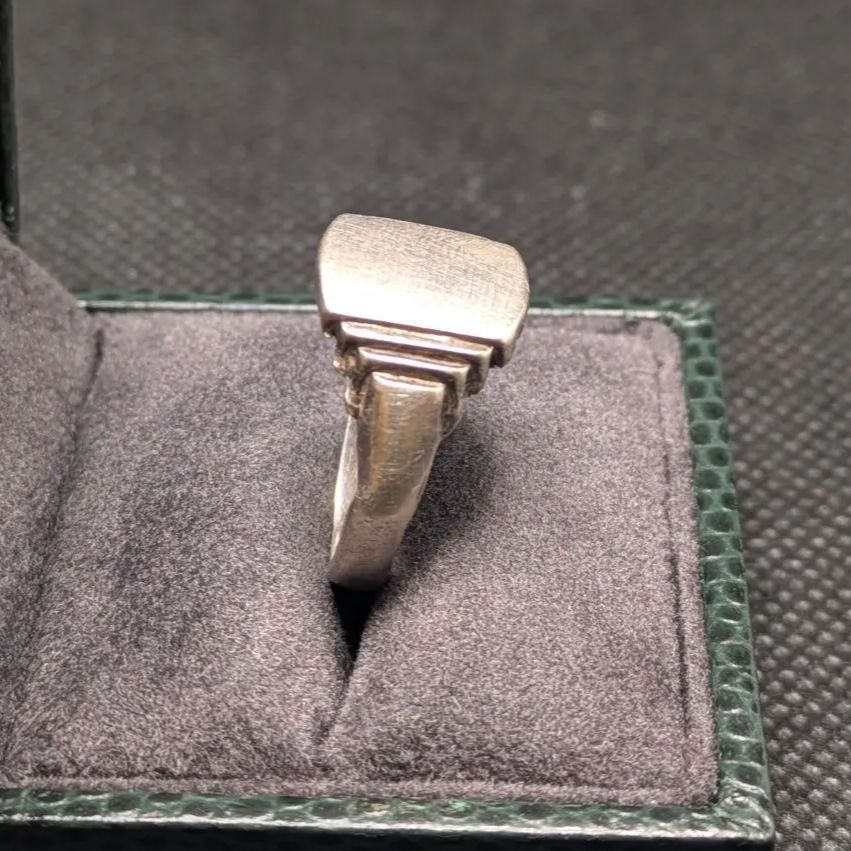 シグネットリング 1972年 バーミンガム スターリングシルバー925 16号