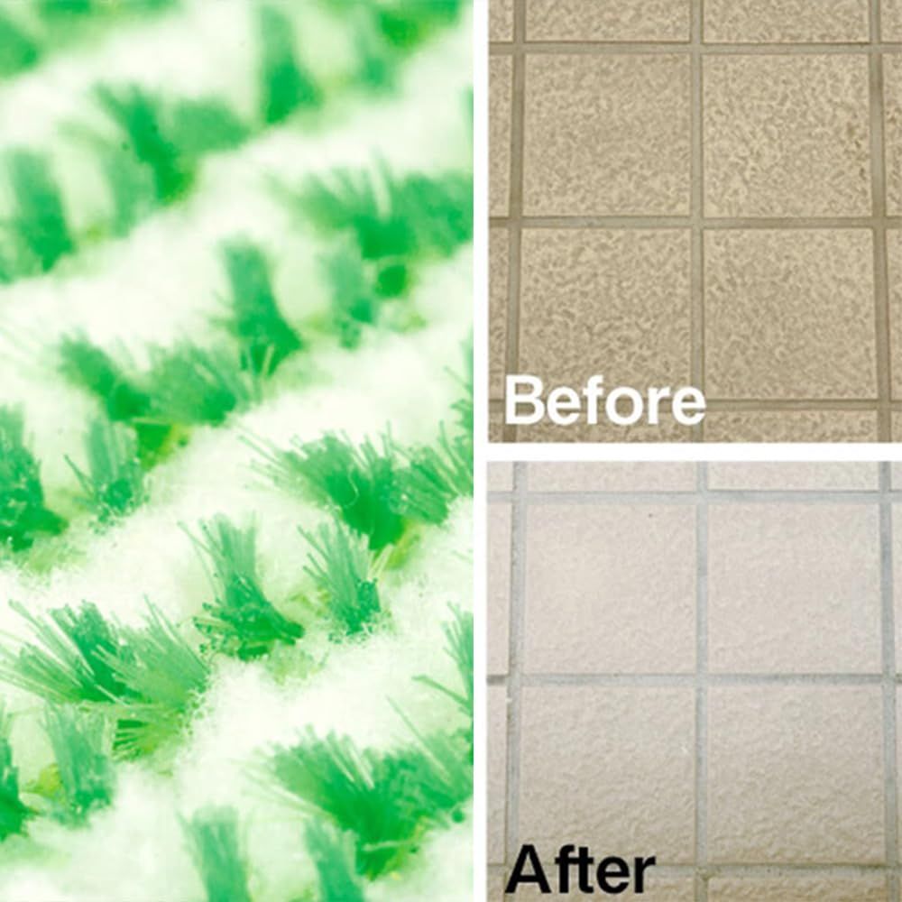 玄関タイルブラシスポンジ伸縮柄