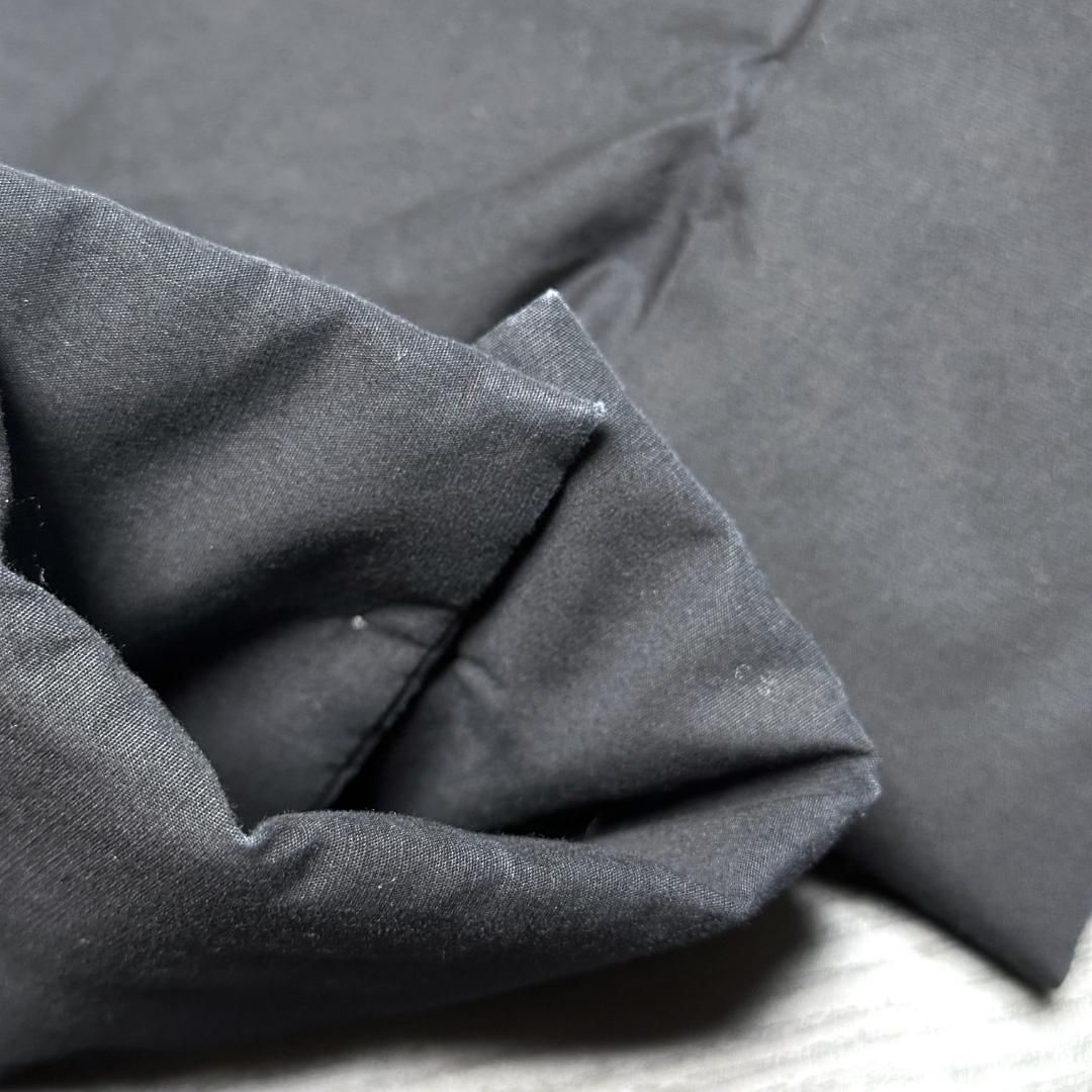 ENFOLD SOMELOS コットンパディングシャツ 中綿入り 手洗い可 黒