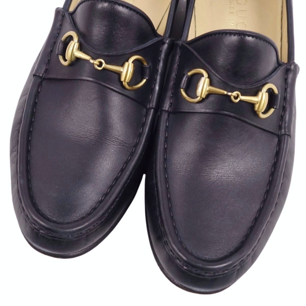 美品 Vintage グッチ GUCCI ローファー モカシン ホースビット カ