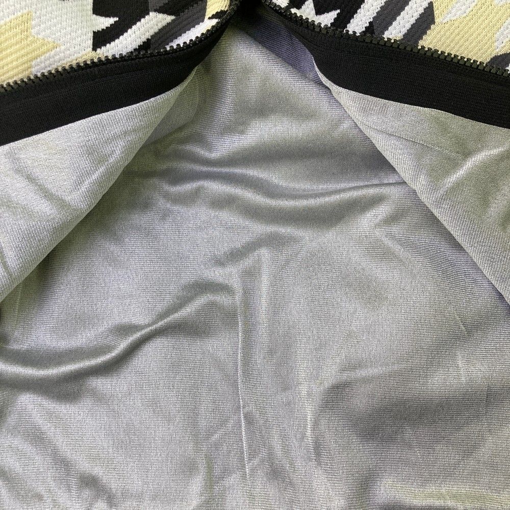 サイズ：M LOUD MOUTH ラウドマウス 蓄熱 ニットジャケット 千鳥