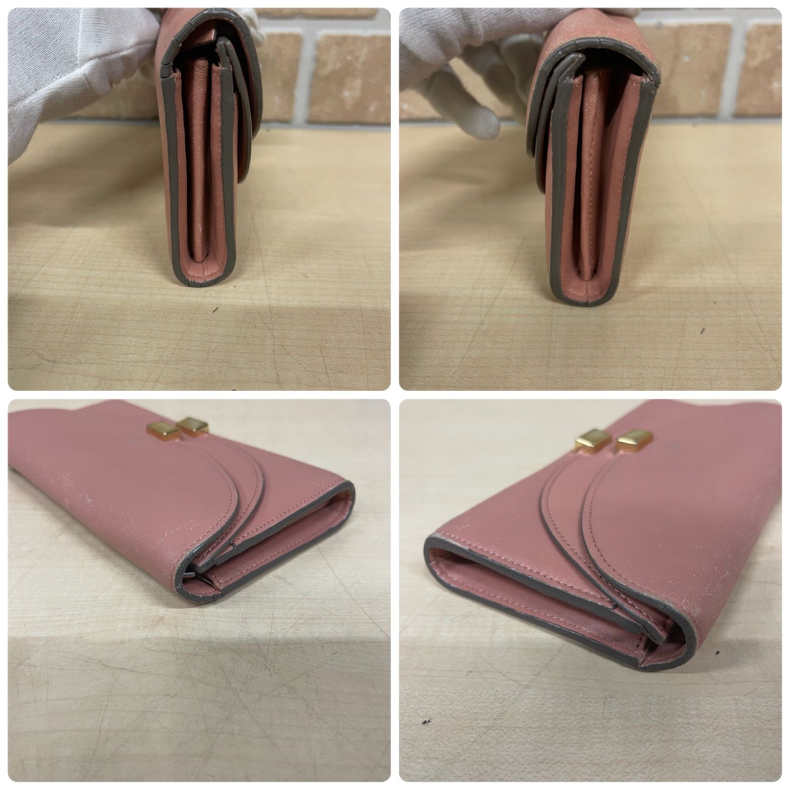 クロエ Chloe 長財布 ジョージア ピンク Chloe 長財布 箱＆保証書付 ピンク ジョージア 二つ折の通販はau PAY