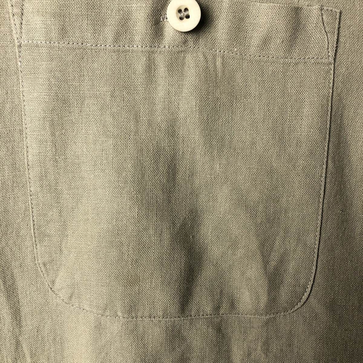 90s TRUSTオープンカラーシャツ　リネン　レーヨン　開襟　ボックス　古着 90s TRUSTオープンカラーシャツ リネン レーヨン 開襟 ボックス