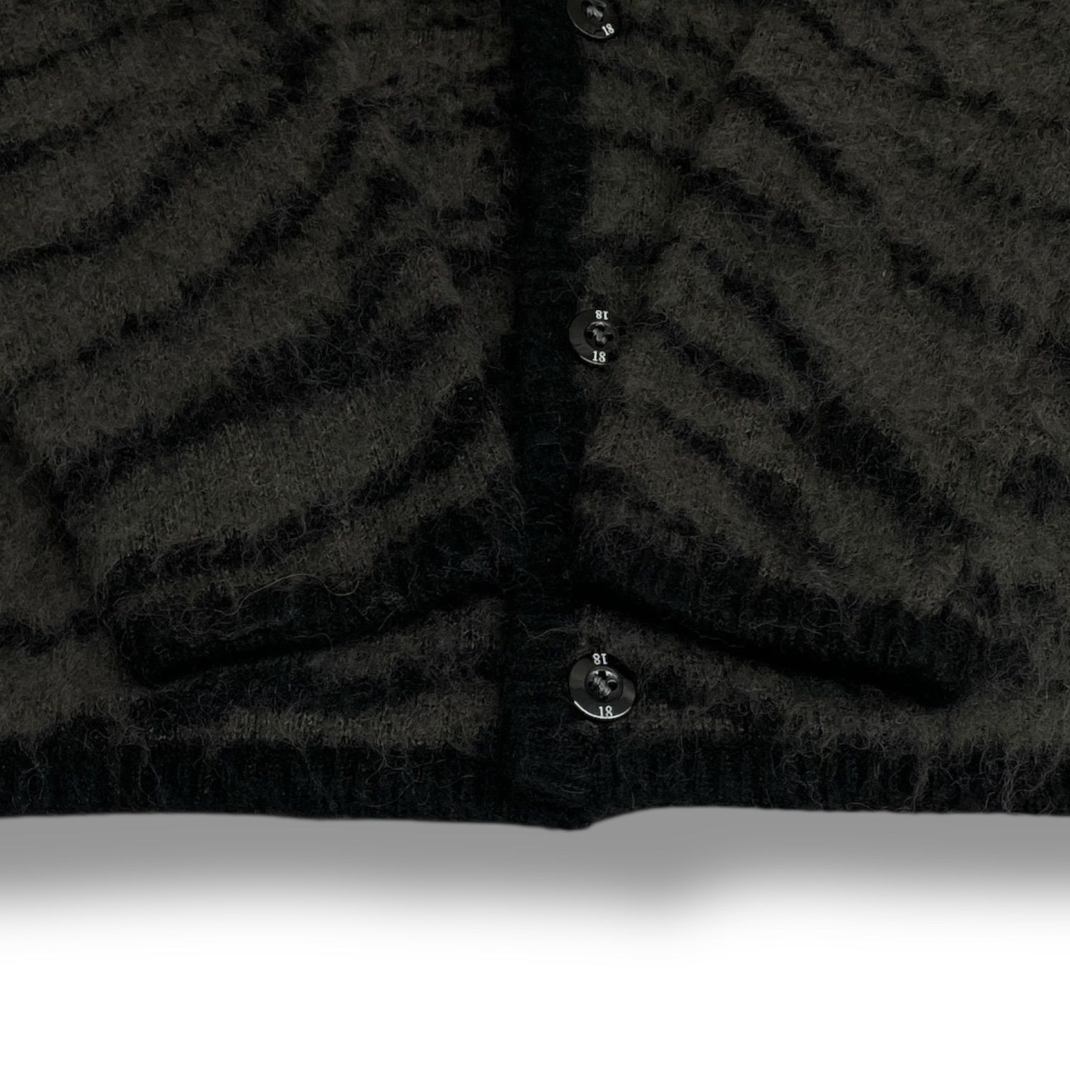 NEIGHBORHOOD ネイバーフッド TIGER PATTERN MOHAIR CARDIGAN タイガー