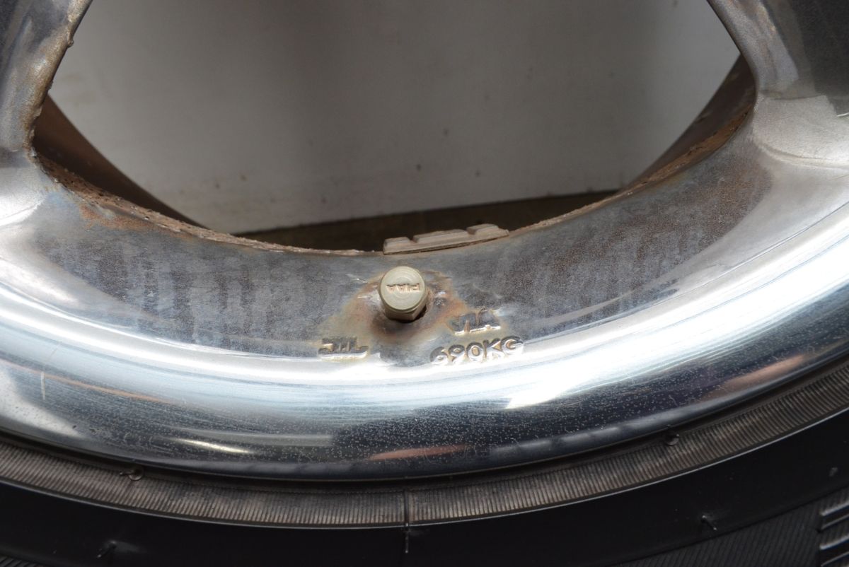 205/55R16  114.3/5H   7J  ＋51  PIAAレーシング　 希少 メッキホイール】PIAA VARZZA ピア ヴァルザ 16in 7J +45 PCD100