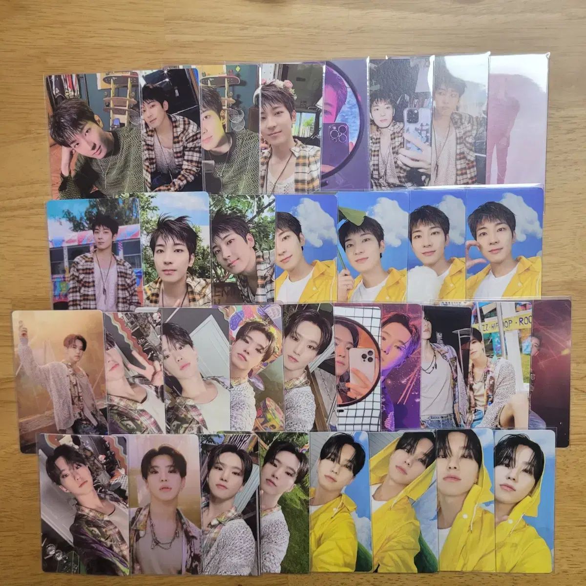 【雷市場（ポンジャン）商品韓国直送】 SEVENTEEN(セブンティーン・セブチ) ミニ 10 家 ウォヌ(WONWOO) ホシ(HOSHI) トレカ ステッカーシール まとめ売り