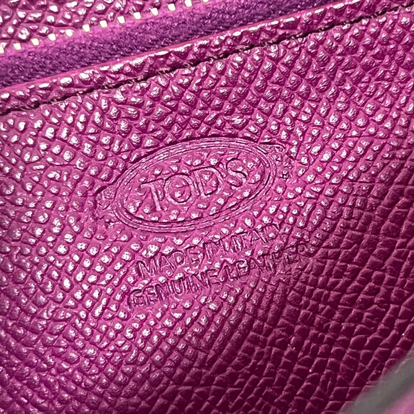 ⭐︎【新品、未使用品】TOD`S　トッズ　長財布　ピンク　パープル トッズ TODS TOD'S 財布 長財布 紫 パープル ピンクパープル