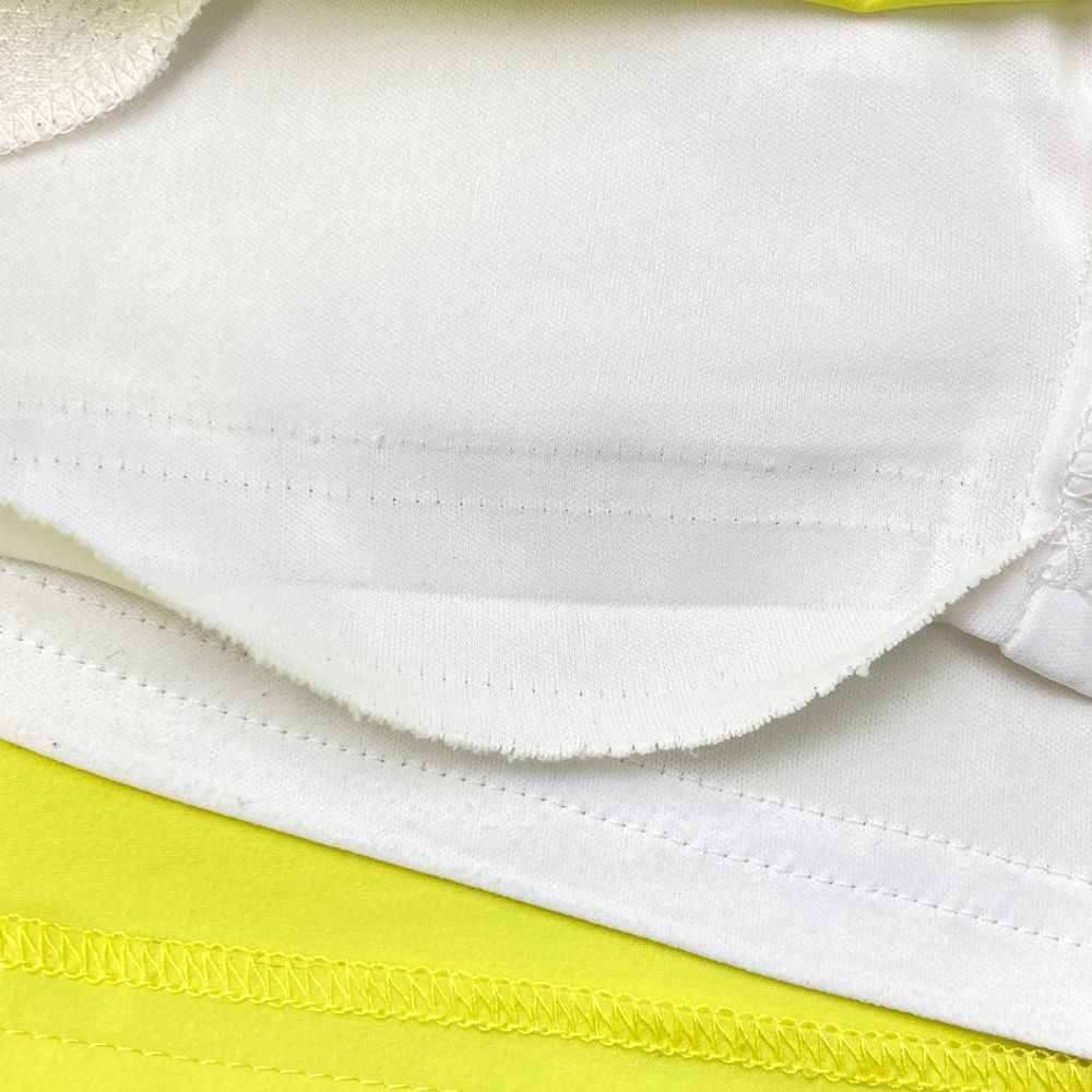 サイズ：00 NEW BALANCE GOLF ニューバランス 2023年モデル インナー付 切替 スカート  イエロー系 [240101491941] ゴルフウェア レディース ストスト サイズ：00 NEW BALANCE GOLF ニューバランス 2023年モデル