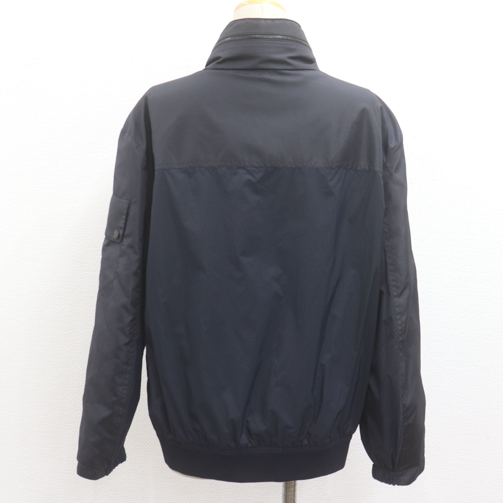 ITC2OX4Z3A5S 美品 HERMES エルメス ナイロン ブルゾン メンズ 