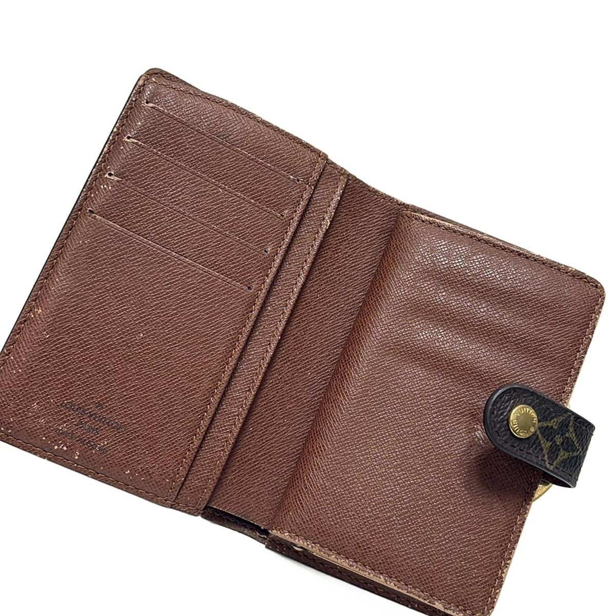 モノグラム ルイヴィトン 折財布 がま口 m34 ヴィエノワ モノグラム