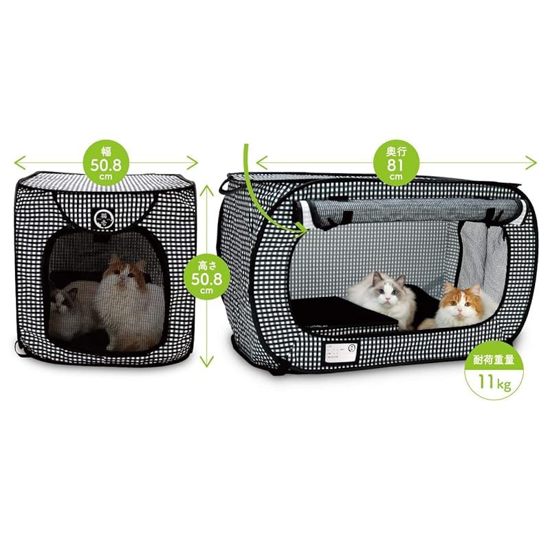 ポータブルケージとトイレのセット 猫用