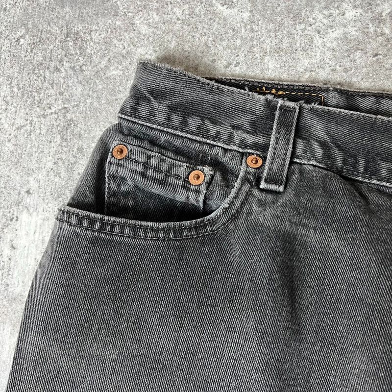 00s Levis 550 ブラック デニム パンツ M / 00年代 メキシコ製