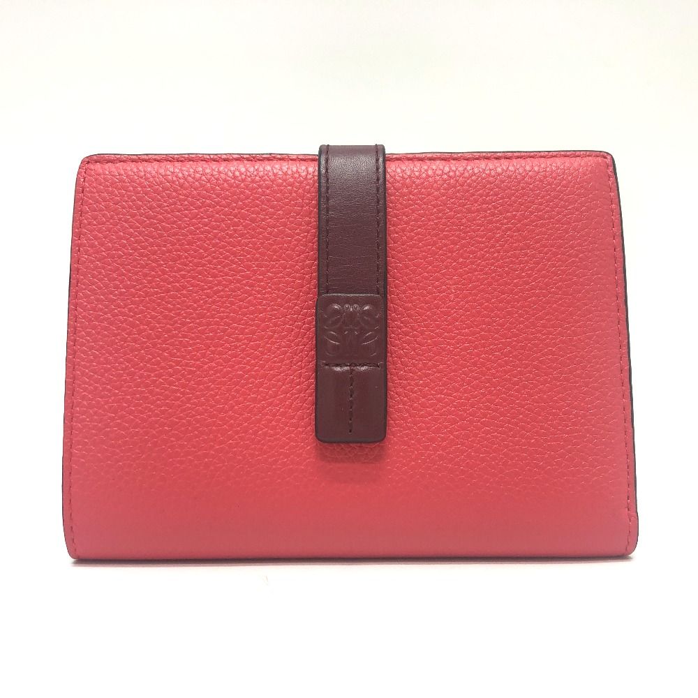 LOEWE ロエベ バーティカル ウォレット ミディアム LOEWE ロエベ 2つ折り財布 ミディアム バーティカル ウォレット レザー