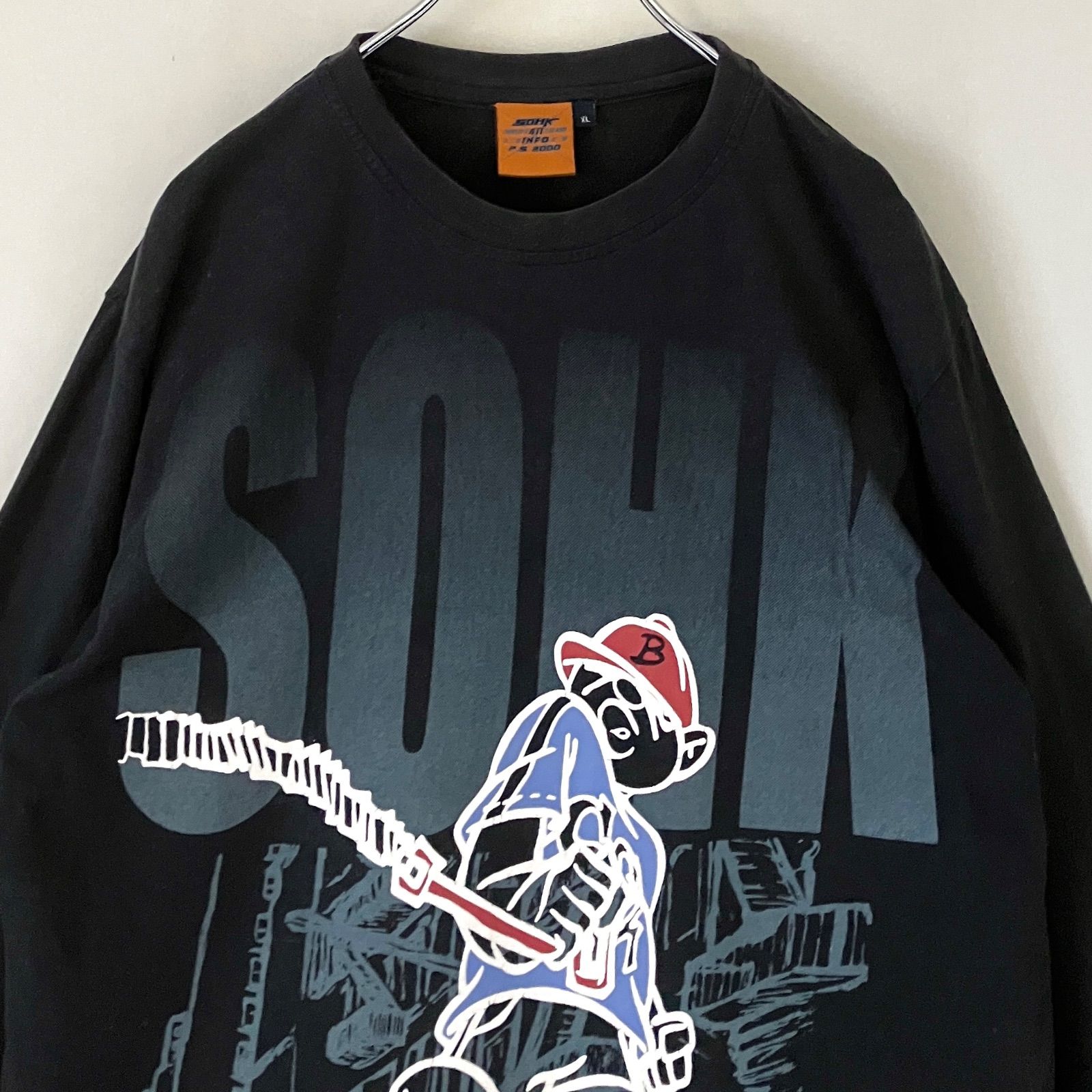 SOHK スクールオブハードノックス ショック ロンT 長袖Tシャツ 