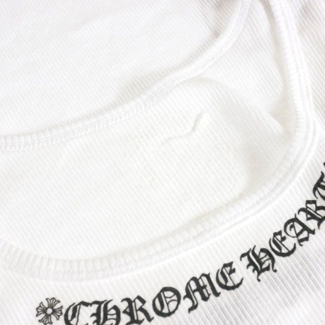  クロムハーツ CHROME HEARTS Love You リブタンクトップ カットソー M ホワイト 白 タンクトップ トップス