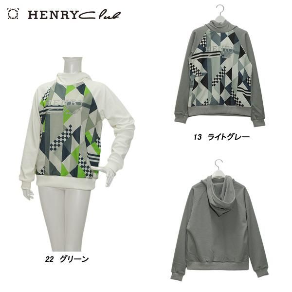  ヘンリークラブ HENRY Club レディース 秋春 セオαドットクール プリントミドラー サイズ40 142-31912 セーター・トレーナー