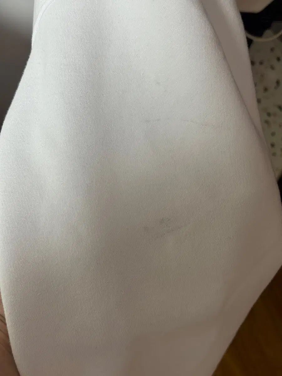  リボンライト ジップアップパーカー フード付き 白 Foy Hoody zip ー up white パーカー トップス